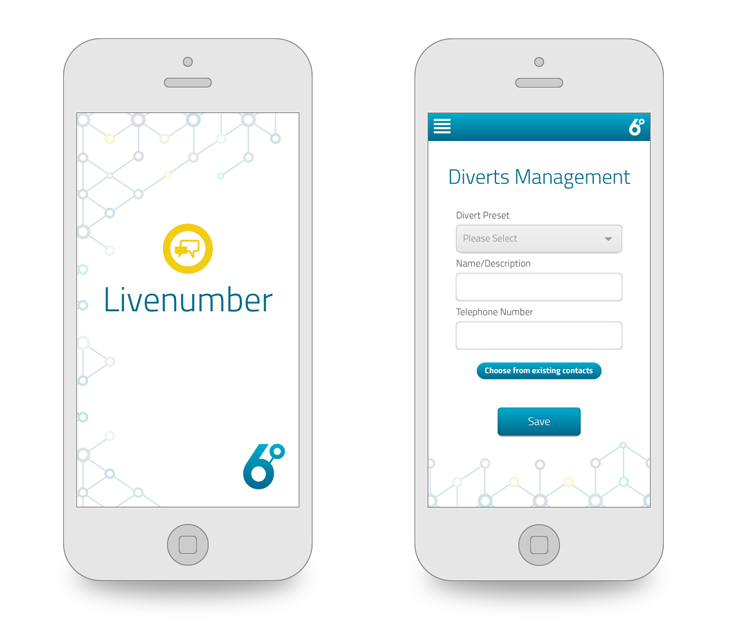 6DG Mobile App designs